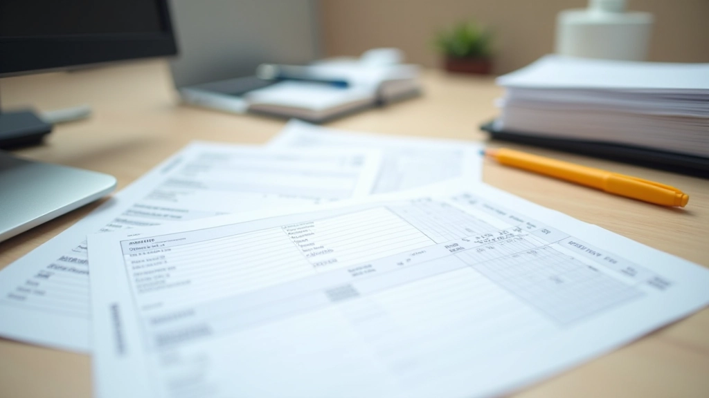 Tři různé bankovní výpisy a příslušné kategorie výdajů