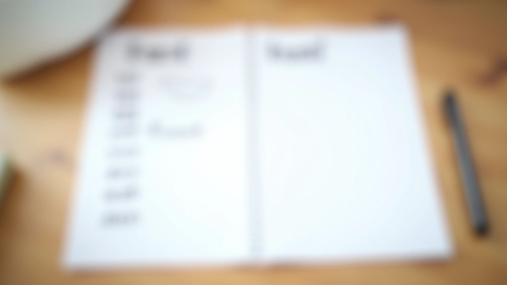 Dva sloupce papíru se seznamy fixních a variabilních nákladů, přehledně rozdělené